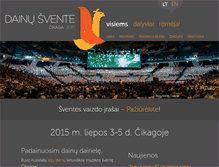 Tablet Screenshot of dainusvente.org